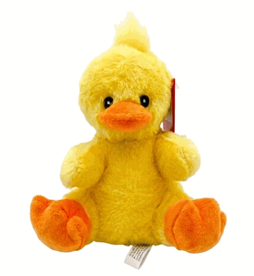 #SF36-20007DK, 7" SOFT STUFFED ANIMAL DUCK