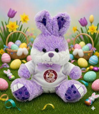 7" PURPLE BUNNY WITH LOGO TEE