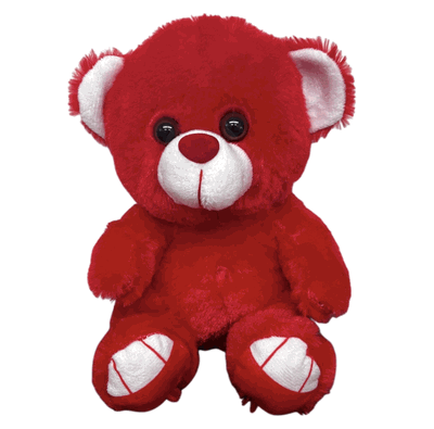 #A204- 7" RED TEDDY BEAR