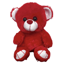 #A204- 7" RED TEDDY BEAR