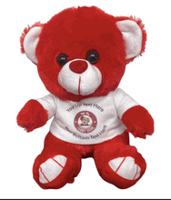 7" RED TEDDY BEAR WITH LOGO