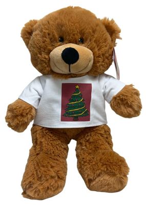 #X6- 18" BROWN CHRISTMAS BEAR