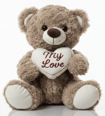 #V212- 10" VALENTINES BEAR WITH HEART