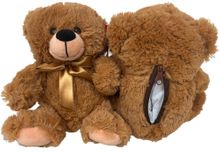 8" POCKET BROWN TEDDY BEAR (#A12)
