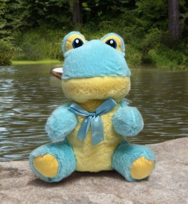 #SD26- 9" STUFFED ANIMALS FROG