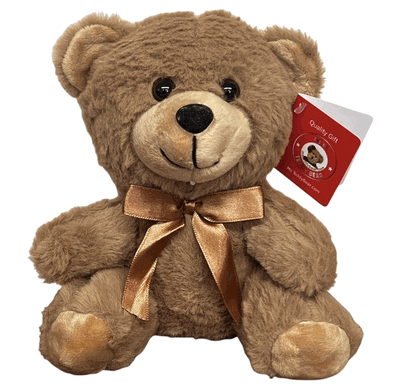 #A20- 7" MOCHA TEDDY BEAR