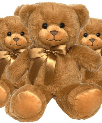 #FS9- 18 PCS OF 10" BROWN BEARS WITH FREE SHIPPING - $5.56/PC