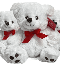#FS8- 24 PCS OF 7" WHITE BEARS WITH FREE SHIPPING - $4.17/PC
