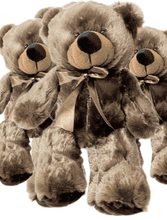 #FL104- FREE SHIPPING BOX-15" BRWON TEDDY BEARS (14 PCS, $7.14/PC) 