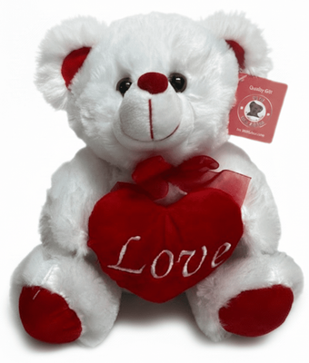 12" SITTING BEAR WITH LOVE - sold out