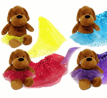 #TU6- 15" BROWN DOG WITH TUTU (LOGO TEE AS OPTION)