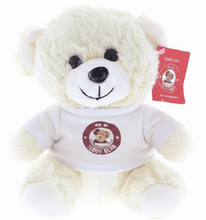 #TC3C- 7" LIGHT CREAM BEAR WITH LOGO TEE
