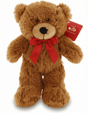 #C11- 12" TEDDY BEAR WITH RED RIBBON