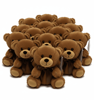 #FS15- 28 PCS OF 5" BROWN TEDDY BEARS WITH FREE SHIPPING - $3.57/PC