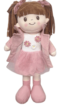 #DL6- 15" doll with pink skirt