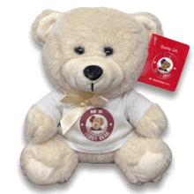 #TC10- 7" TAN TEDDY BEAR WITH LOGO TEE