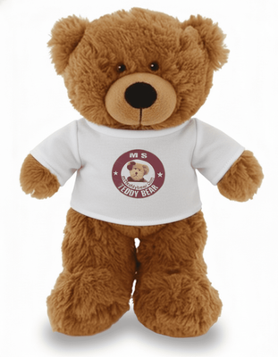 #TD13- 10" TEDDY BEAR WITH LOGO