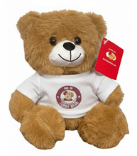 #TB24- 7" BROWN TEDDY BEAR WITH LOGO TEE