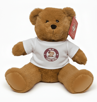 #TB21- 7" TEDDY BEAR WITH LOGO TEE