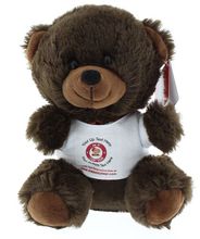 #TC1- 7" CHOCOLATE BEAR WITH LOGO TEE