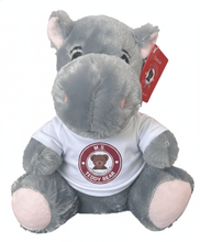 #TB32- 7" PLUSH HIPPO WITH LOGO TEE