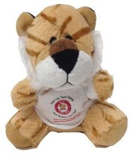 #TB70-20007TI, 6.5" PLUSH TIGER /LOGO