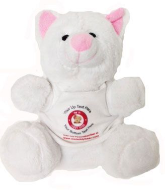 #TB11-6.5" PLUSH CAT /LOGO 