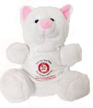 #TB11-6.5" PLUSH CAT /LOGO