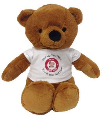 #TB15- 9" TEDDY BEAR WITH LOGO TEE
