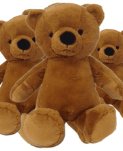 #FL113- FREE SHIPPING BOX- 15" EMBROIDERY EYES BEARS (12 PCS, $8.33/PC)