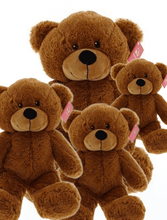 #FL112- FREE SHIPPING BOX- 14" BRWON TEDDY BEARS (14 PCS, $7.14/PC)