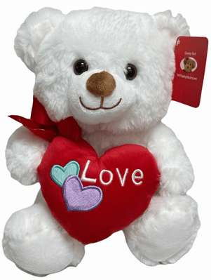 #V215- 10" VALENTINE BEAR WITH HEART