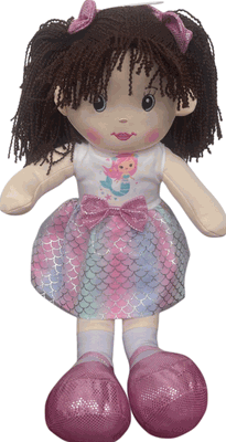 #DL5- 16" doll with skirt