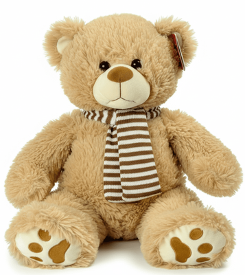 18" TEDDY BEAR WITH SCARF - sold out