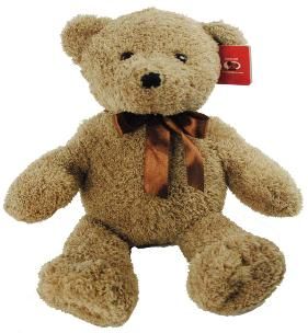 #E6-80018G- 18" PALE BROWN TEDDY BEAR 
