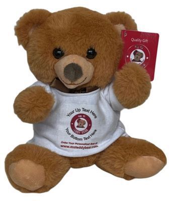 #TF1- 10.5" BROWN BEAR WITH LOGO TEE