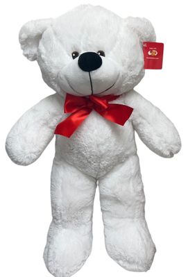 #F3- 20" WHITE TEDDY BEAR
