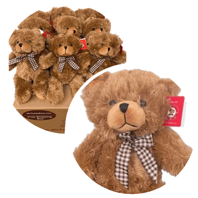 32 PCS OF 15" TEDDY BEARS IN FREE SHIPPING BOX