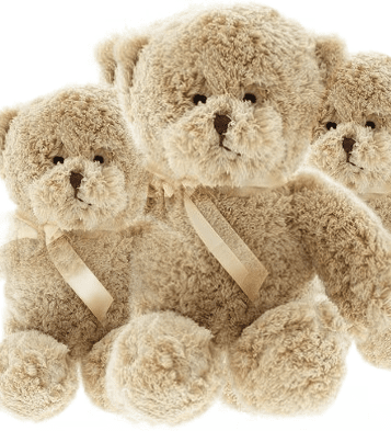 #FS13- 18 PCS OF 10"  TEDDY BEARS IN FREE SHIPPING BOX - $5.56/PC