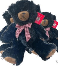#FL105- FREE SHIPPING BOX- 15" BLACK TEDDYS (14 PCS, $7.14/PC)