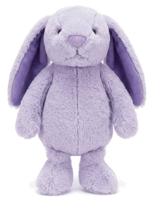 #OT23- 13" PURPLE PLUSH BUNNY