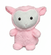 #SA9-8" PINK PLUSHY LAMB