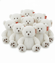 #FS16- 22 PCS OF 7" WHITE TEDDY BEARS WITH FREE SHIPPING - $4.55/PC