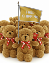 FREE SHIPPING BOX- 12" VALENTINE BEARS (20 PCS, $5.00/PC)