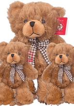 #FL102- FREE SHIPPING BOX- 18" BROWN TEDDY BEARS (10 PCS, $10.00/PC) 