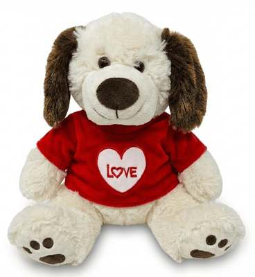 #V206- 10" VALENTINE PUPPET WITH LOVE TEE
