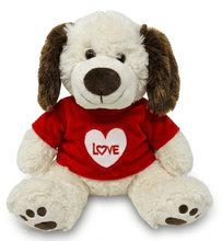 #V206- 10&quot; VALENTINE PUPPET WITH LOVE TEE