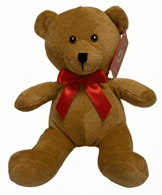 #V319- 7" BROWN TEDDY BEAR WITH EMBROIDER EYES