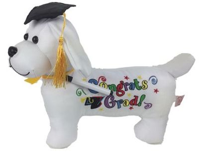 #G5- 11" GRADUATION AUTOGRAPH PUPPY