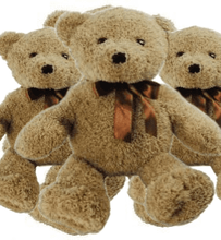 #FM104- FREE SHIPPING BOX - 12" PALE BROWN BEARS (14 PCS, $7.14/PC)